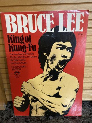 Rare 1974 Bruce Lee King Of Kung Fu Collector 
