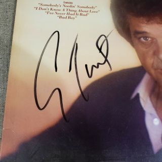 CONWAY TWITTY By Heart LP RARE SIGNED AUTOGRAPHED ON FRONT COVER 3