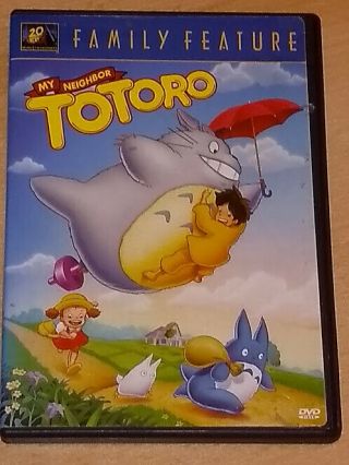 My Neighbor Totoro Dvd 2002 Fox English - Rare -