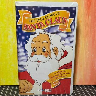 The True Story Of Santa Clause (vhs,  1999) Rare Find Oop Vintage Cartoon