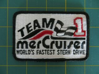 Vintage Fishing Patch - Team Mer Cruiser - 4 X 2 1/2 Inch