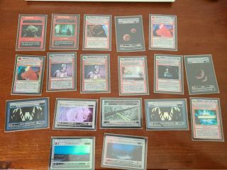 Star Wars Ccg Swccg 18 All Rare Foil Reflections I Ii Iii Cards 1 2 3 Rare