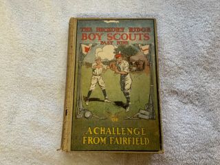 Boy Scouts Antique 1913 The Hickory Ridge Boy Scouts Fast Nine Baseball Cover