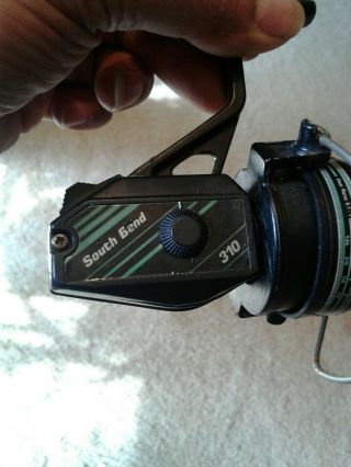 South Bend Fishing Reel 310 In,  Made In China,  Black No Box
