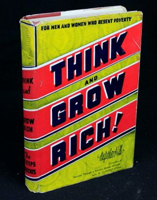 Napoleon Hill Think And Grow Rich 1962 Rare How Success Wealth Riches Carnegie