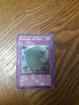 Yu - Gi - Oh - Pulling The Rug - Ultimate Rare - First Edition - Ston - En060 - Nm