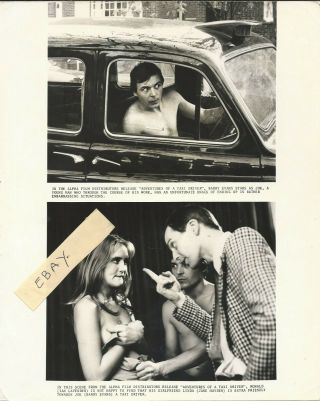 Adventures Of A Taxi Driver British Sex Comedy 10x8 Rare Vintage Still