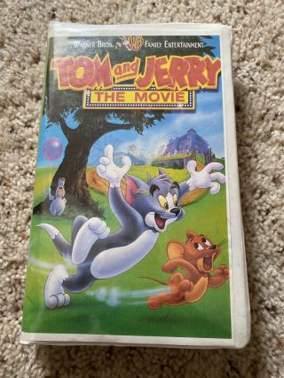 Tom And Jerry The Movie Vhs 1999 Clam Shell - Rare