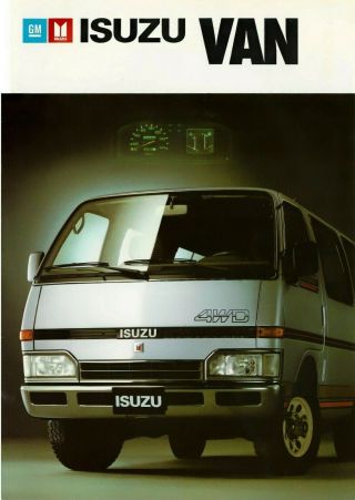 Bedford Midi Aka Isuzu Van Brochure.  Rare 03.  87 [denmark]