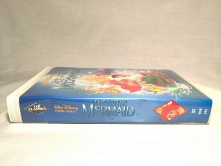 The Little Mermaid Disney VHS tape BANNED COVER Rare Black Diamond 3