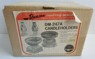 Duncan 1967 Slip Casting Mold Dm - 247a Candle Holder Very Rare Ceramic Porcelain