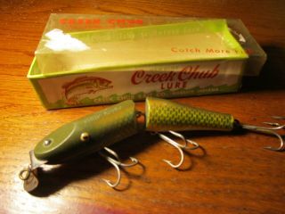 Creek Chub Jointed Pikie Signed On Top In The Box