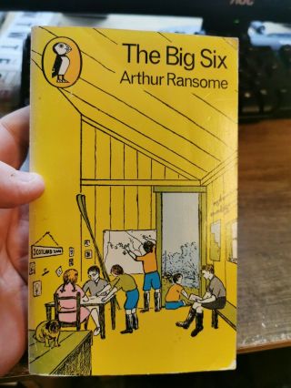 The Big Six Arthur Ransome Rare 1979 Puffin Paperback Swallows And Amazons Seq