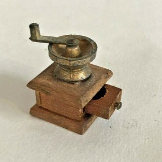 Vintage Shackman Dollhouse Miniature Coffee Grinder From 1960 