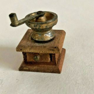 Vintage Shackman Dollhouse Miniature Coffee Grinder from 1960 ' s 2