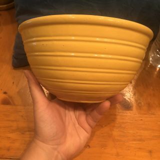 Small Yellowware Bowl Antique
