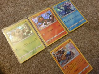 Joblot Sun & Moon Pokemon Cards Holo Rare Promo Bundle