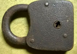 Antique York Lock vintage no key 2