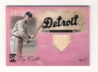 2009 Topps Tribute Ty Cobb Bat Card /99 Detroit Tigers Very Rare Sp Hof
