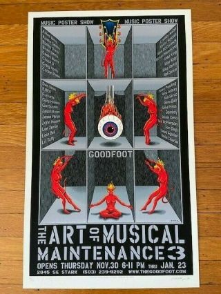 Emek 2006 Art Of Musical Maintenance Show Poster 2006 59/150 Rare