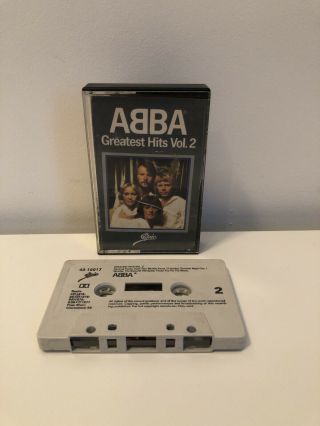 Abba - Greatest Hits Vol 2 - (1979) - (rare) Cassette Tape  (38)