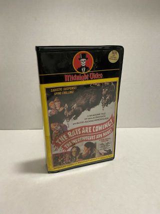 The Rats Are Coming The Werewolves Are Here Vhs Rare Vintage Horror