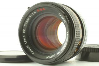 Rare “o” Lens [exc,  ] Canon Fd 50mm F/1.  4 S.  S.  C.  Ssc Mf Lens From Japan