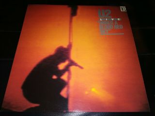 U2 - Live - Under A Blood Red Sky - 1983 - Lp 33 - Rare Vinyl