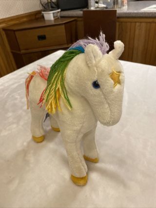 Vintage 1983 Mattel/hallmark Rainbow Brite Starlite Plush Horse Doll - Korea Made