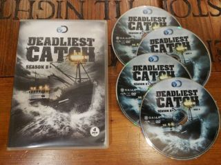 Deadliest Catch: Season 8 (dvd,  2013,  4 - Disc Set) Discovery Tv Show Series Rare