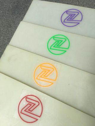 Vintage NOS 1980s Z - Flex (Z Products) Z - Skinz Slick Sheets Slick Protector Rail 3