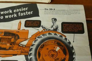 RARE Vintage Sheppard Diesel Tractors Foldout Sales Brochure SD2 SD3 3