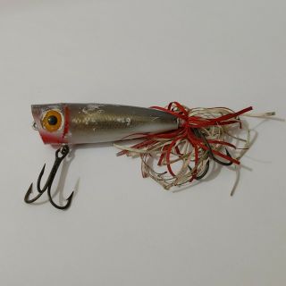 Vintage Gudebrod Trouble Maker No Rattle Popper Topwater Lure (b)