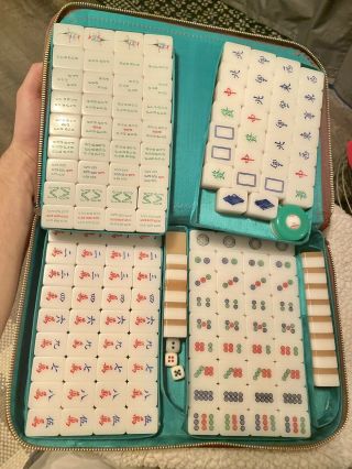 Vintage (possibly Rare) Chinese Mahjong Mah Jong Board Game