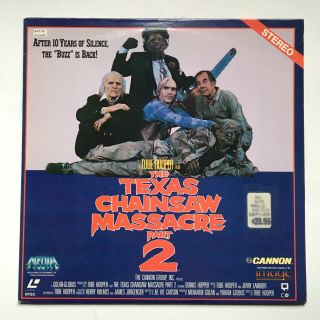 Texas Chainsaw Massacre 2 Rare Horror Laserdisc 1986 Media Release