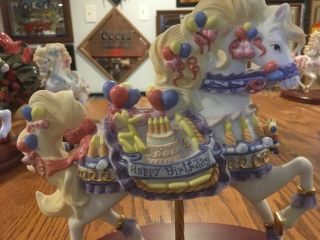 Lenox Carousel Horse “Happy Birthday” Limited Edition Rare 2