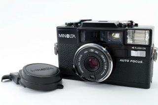 【rare - Exc】minolta Hi - Matic Af - Date 35mm Film Camera W/body Cap From Japan 685935