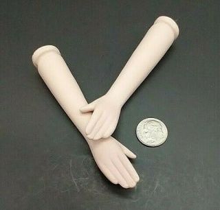 Porcelain Doll Arms Set Of Matching Right And Left Parts Approx 3.  5 " Long