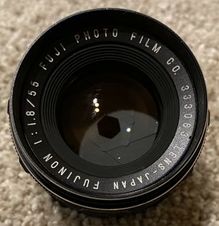 Rare Fuji Fujinon 55mm F/1.  8 Prime Standard Lens Screw Mount