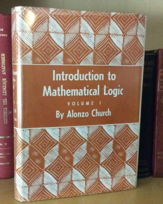 Rare 1956 1st Ed Introduction To Mathematical Logic Alonzo Church Signed C Wylie