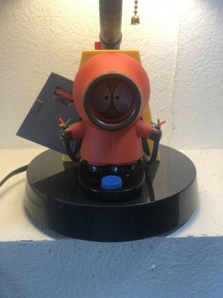 RARE SOUTH PARK 2005 Talking Kenny Electric Desk Table Lamp Kenny gets shocked 2