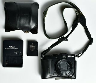 Nikon Coolpix P7000 Digital Camera (with Rare Case,  Battery,  Charger,  & Strap)