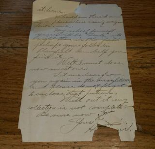 Antique stationary correspondence The Madison Hotel Mount Holly NJ RR Station 3