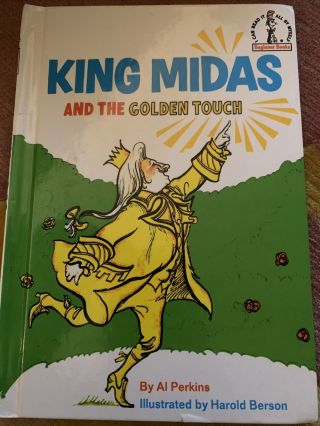 King Midas And The Golden Touch Vintage 1969 Dr.  Seuss Book Club Edition