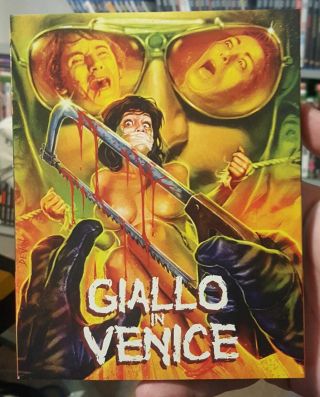 Giallo In Venice 1979 Blu - Ray,  Slipcover,  Poster Like - Scorpion Oop Rare
