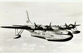 Short Empire Flying Boat - A Very Rare Photograph Of A Teal Airliner