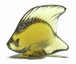 Lalique Crystal Fish - Smoke Rare