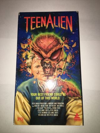 Teen Alien Rare 1989 Vhs Prism Entertainment (has Mold) Cult Oop Horror