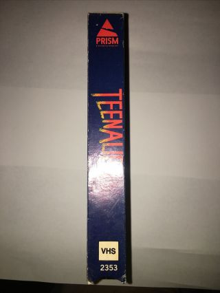 Teen Alien Rare 1989 VHS Prism Entertainment (HAS MOLD) Cult OOP Horror 3