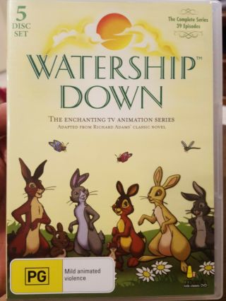 Watership Down Rare Dvd Tv Complete Tv Animation Cartoon Series 39 - Episodes Show